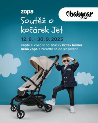 ✨🎉 SOUTĚŽ O KOČÁREK ✨🎉 Chcete vyhrát úžasný kabinový kočárek Zopa Jet? 🚼✈️ Stačí, když v období 12.9. – 30.9. nakoupíte...