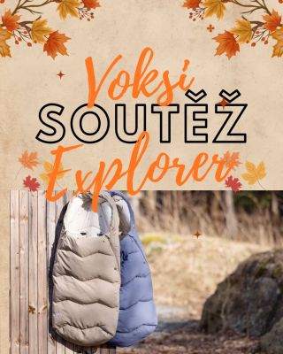 🎉✨ SOUTĚŽ O FUSAK VOKSI EXPLORER ✨🎉 Chceš vyhrát Voksi Explorer v hodnotě 4.000 Kč? 🍼❄️ To nejlepší z nejlepšího, co může...