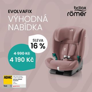🚗💨 BRITAX RÖMER EVOLVAFIX – TEĎ SE SLEVOU 16 %‼️ Autosedačka Evolvafix roste spolu s vaším dítětem 👶➡️👧 – od batolete až...