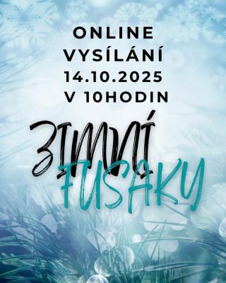 ❄️ Online vysílání o zimních fusacích ❄️ Připravte se! V úterý 14.10.2025 v 10h startujeme. Ukážeme si největší výběr...